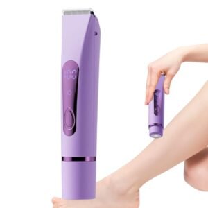 Aparador Elétrico para Pelos Corporais | Lâmina Feminina Facial com Recarga - Aparelho Multifuncional Portátil Para Coxas Rosto Braços Barba Sobrancelhas Pernas e Zona Íntima (Aparelhos de Cuidados Pessoais)