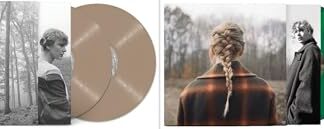 Taylor Swift 2 Album Pack - Folklore (Beige) and Evermore (Green) - 4 LP Vinyl Record Set (Discos de Vinil)