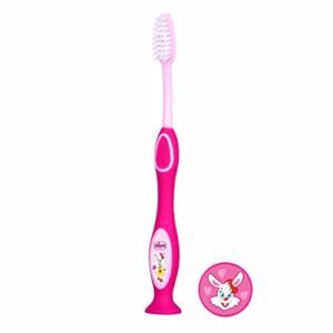 escova de dentes (3-6 anos) - rosa, Chicco, rosa, A Partir Dos 3 Anos (Bebê)