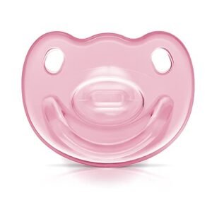 Lillo Chupeta Fiona Soft 100% Silicone Anatômico Tam 1 Menina Rosa (Bebê)