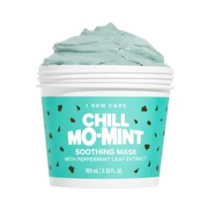 I DEW CARE Máscara facial lavável – Chill Mo-Mint | Máscara calmante com extrato de folha de hortelã-pimenta, máscara facial coreana para cuidados com a pele para o rosto, 100 ml (Beleza)