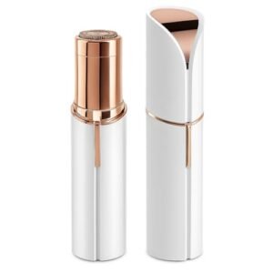 Depilador Facial Feminino Portátil, Recarregável USB, Removedor de Pelos para Rosto, Design Elegante em Branco e Rosé Gold (Aparelhos de Cuidados Pessoais)