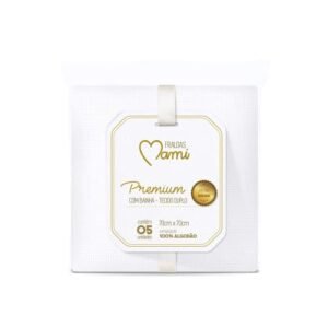 Fralda Premium Mami C/ Bainha para Bebê 70cm X 70cm Contém 05 Un (Bebê)