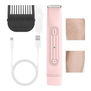 Depiladores Elétricos Para Mulheres | Depilador Portátil Para Axilas,Portátil Aparelho para Depilação de Pêlos Faciais com Duas Cabeças para Axilas Rosto Pernas Lábios para Mulheres Ocupadas (Aparelhos de Cuidados Pessoais)