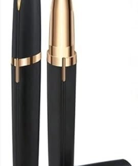 Depilador de Sobrancelhas Elétrico USB, Portátil, Preto e Dourado (Aparelhos de Cuidados Pessoais)