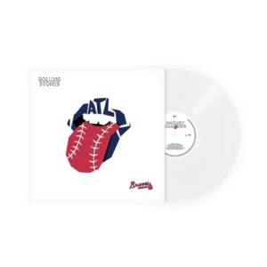 The Rolling stones - Hackney Diamonds X Atlanta Braves Exclusive Limited Baseball White Color Vinyl LP (Discos de Vinil)