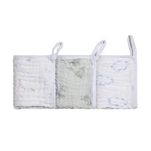 PAPI DESDE 1974 Paninho De Boca Soft Bamboo Mami C/Prendedor De Chupeta Para Bebê 25Cm X 25Cm Contém 03 Unidades (Bebê)