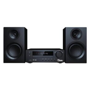 Mini System SS-002 SSOUND 330W CD/MP3 Bluetooth Rádio - Bivolt preto (Equipamentos)
