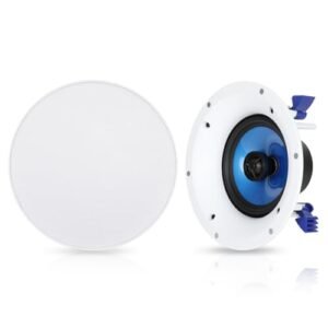 Alto-falantes de teto de substituição NS-IC600, design coaxial de driver duplo de 16,5 cm | Potência de 110 W, alta sensibilidade de 90 dB | para home theater/sistemas de música de fundo | (Equipamentos)
