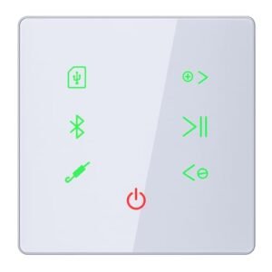 Amplificador De Parede Bluetooth Som Ambiente (Branco) (Equipamentos)