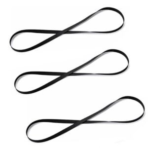 3 peças de correias giratórias, gravador de máquina, correia de borracha para reparo, substituição, manutenção, a maioria dos tipos de toca-discos acionados por correia, 172 mm (Equipamentos)
