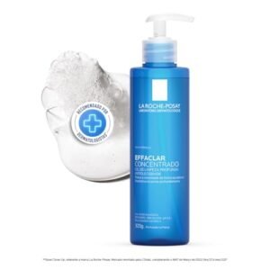La Roche-Posay Effaclar Gel Concentrado, Gel de Limpeza Facial Profunda Antioleosidade para Pele Oleosa, Reduz Oleosidade, Lesões Acneicas e Poros 300g (Beleza)