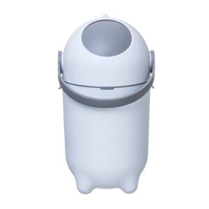 Gato Panda Lixo Lixeira Anti Odor para Fraldas 10 Litros – Design Compacto e Higiênico, Vedação Contra Odores, Fácil de Limpar, Ideal para Quartos de Bebê, Lavabos e Cozinhas (Bebê)