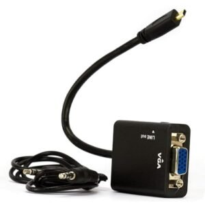 Cabo Adaptador Micro HDMI para VGA - Cirilo Cabos (Equipamentos)