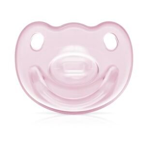 Chupeta 100% Silicone Divertidas 0 a 6 meses Lillo – Rosa (Bebê)