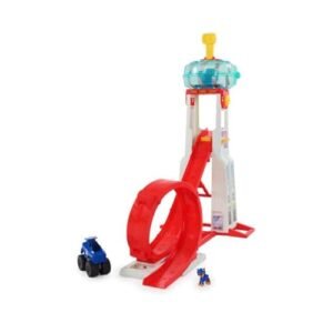 SUNNY, Patrulha Canina, Torre de Vigilância Super Looping Rescue Wheels, Pista de Carrinho Com Veículo (Brinquedos)