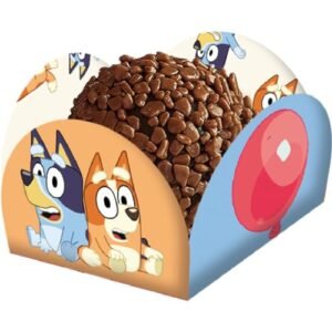 Porta Forminha Bluey - Embalagem com 40 unidades. (Brinquedos)