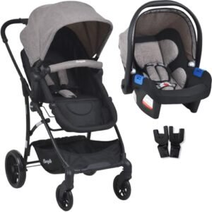 Carrinho Moises com Bebe Conforto Burigotto Convert Capuccino (Bebê)