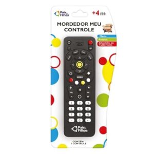 Brinquedo Mordedor Macio No Formato De Controle Remoto Com Cheirinho (Brinquedos)