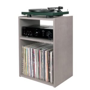 Rack para discos de vinil e receiver BONNA MDF 18mm Enviado Montado (Equipamentos)