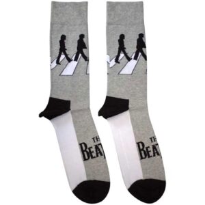 Rock Off officially licensed products Meias de tornozelo The Beatles Abbey Road Silhouettes tamanho único, Cinza, Tamanho Único (CDs)