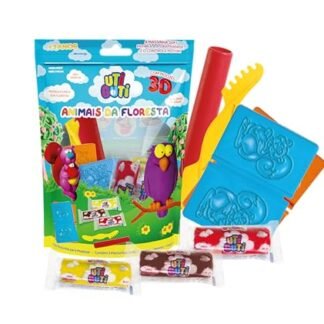 UTIGUTI Kit de Massinha Soft, Animais da Floresta, 7 peças (Brinquedos)
