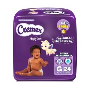Fralda Cremer Jumbo G 24 Unidades (Bebê)