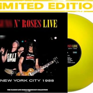 GUNS N' ROSES - New York City 1988: The Classic Live Radio Broadcast Collection, WW1 - FM - Limited Color Edition [Clear Yellow LP] - Guns N' Roses (Discos de Vinil)
