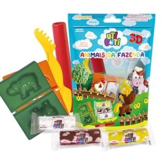 UTIGUTI Kit de Massinha Soft, Animais da Fazenda, 7 peças (Brinquedos)