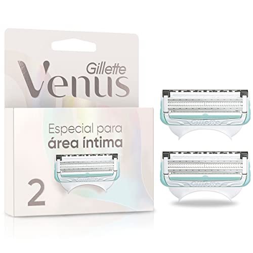 Gillette Venus Especial Para Área Íntima Carga para Aparelho de Depilação Recarregável com Barra Anti-irritação, Depilação Íntima (Aparelhos de Cuidados Pessoais)