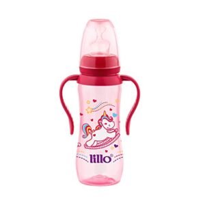 Lillo Mamadeira Com Alça Acinturada Sonho 240Ml Rosa - (Bebê)