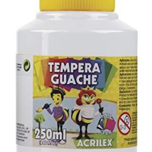 Tempera Guache 250 ml, Acrilex, 020250519, Branco - ACRILEX (Brinquedos)