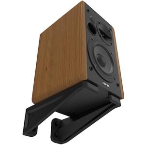 Suporte de Parede Fixo compativel com Caixa Edifier R1280T – Estável, Discreto e com Acabamento Preto (Equipamentos)