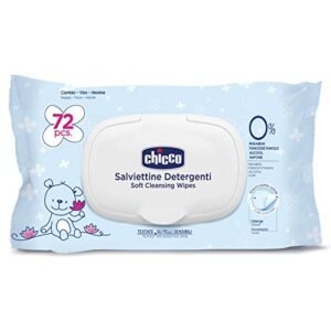 Lenço umedecido com tampa - 72 unid., Chicco, Branco (Bebê)