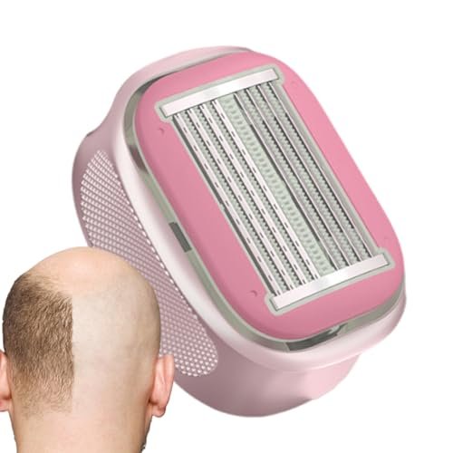 Aparelhos De Barbear Para Homens Carecas | Aparador de Auto-Corte para Cabeça e Barba - Cortador de Cabelo Impermeável Ferramenta de Cuidados para Couro Cabeludo, Barba, Rosto, Braços, (Aparelhos de Cuidados Pessoais)