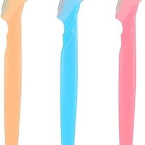 Kit de Navalha de Precisão para Sobrancelhas e Rosto - Ferramentas de Depilação Esfoliante + Capa para Precisão - Cuidados Pessoais e Beleza (Aparelhos de Cuidados Pessoais)