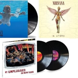 Nirvana Essential Album Collection 1991-1994: Nevermind + In Utero + MTV Unplugged In New York (3-Pack) (Discos de Vinil)