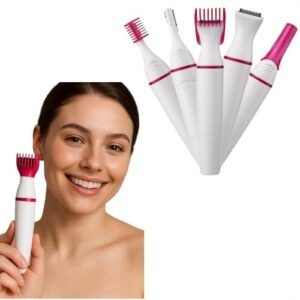 Mini Depilador Rosa Eletrico Portatil Depilação Portatil Sem Fio Feminino 4 Em 1 Aparador Pelos Intimos Para Mulheres (Aparelhos de Cuidados Pessoais)