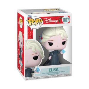 Funko Pop! Disney: Princess Holiday - Elsa - Frozen - o Reino do Gelo - Figura de vinil colecionável - ideia de presente - Mercadoria Oficial - Brinquedos para crianças e adultos - Disney/Pixar Fans (Brinquedos)