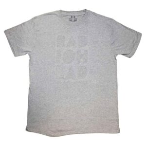 Rock Off officially licensed products Radiohead Note Pad Cut Out Faded Print Logo Camiseta, Cinza, P (CDs)
