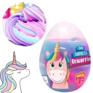Ovo Surpresa Com Slime Fofo Massinha Meleca Divertido Brinquedo Diversão Colorido Premium (Brinquedos)