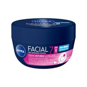 NIVEA Creme Facial Noturno - O potinho noturno dos queridinhos da hidratação facial, auxilia a renovação celular e hidrata profundamente a pele enquanto você dorme - 100g (Beleza)