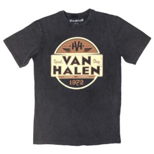 Camiseta Van Halen Speed Shop Stone Wash carvão, Carvão Ativado, G (CDs)