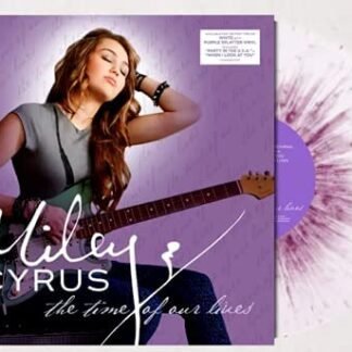 The Time Of Our Lives Exclusive Limited Edition White and Purple Splatter Colored Vinyl LP - Miley Cyrus (Discos de Vinil)