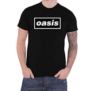 Oasis Camiseta masculina, Preto, G (CDs)