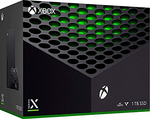 X Box Console 2022 mais recente X-Box Series X 1TB SSD console de videogame com um controlador sem fio, 16 GB GDDR6 RAM, 8x núcleos Zen 2 CPU, RDNA 2 G (Brinquedos)