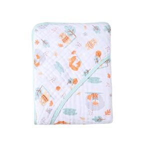 Toalha de banho soft especial Karinho c/capuz est. 80cm x 80cm - 01 un (Bebê)
