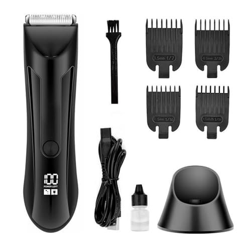Barbeador Elétrico para Barba - Cortadores De Cabelo Sem Fio E Barbeadores - Ferramenta De Barbear Com Precisão Para Cuidados Com Bigode Rosto Nariz Viagem E Pêlos Corporais Para Pai (Aparelhos de Cuidados Pessoais)