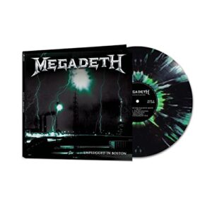 Unplugged In Boston - Green & Black Splatter (Colored Vinyl, Green, Black) - Megadeth (Discos de Vinil)