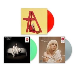 Billie Eilish Limited Edition Color Vinyl Collection: Fall Asleep / Dont Smile At Me / Happier Than Ever / + Including Bonus Art Card (Discos de Vinil)